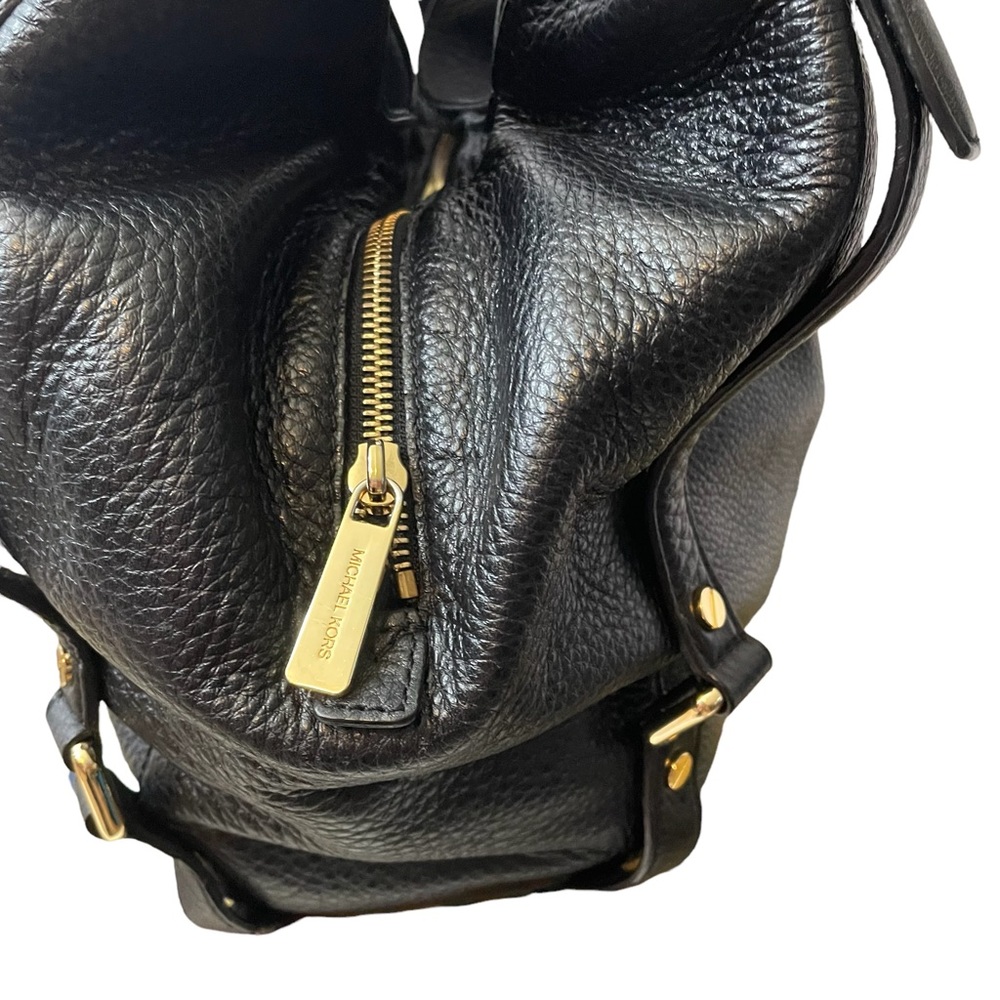 Michael Kors Black Bedford Leather Hobo Bag - Picture 3 of 11